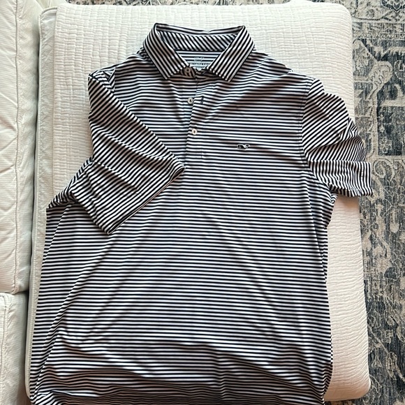 Vineyard Vines Other - Men’s Vineyard Vines performance polo size L navy stripe